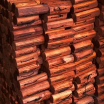 원목 통나무 화단 울타리 경계목, B형대