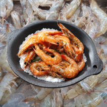 먹사부 태안 국산 흰다리 새우 활 생새우 구이용 냉동 새우 냉동 손질 깐새우 대하 생물 양식 냉장 일반 특대 서해안 1kg 2키로 3킬로, 선택3. 급냉 깐새우, 500g