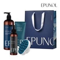 에퓨놀 명절선물세트 두피강화 4종 선물세트 (비듬샴푸+헤어토닉+두피스케일러+두피브러쉬+쇼핑백), 단품