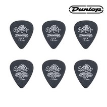 세트(6) 던롭 피크 1.0mm 톨텍스PB 스탠다드 Dunlop