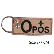 혈액형 혈액 배낭 동반 열쇠 고리