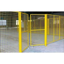 메쉬펜스 휀스망 1.2m 1.5m 2m 대문 울타리 철망 정원 안전망 철조망, 높이 1.5m x 폭 3m 양문형 도어 세트