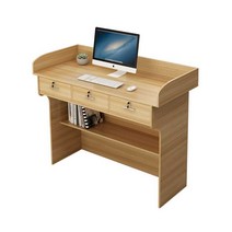 연설대 필경대 연단 관공서 강사 사회자 강연대 교탁, 라이트 월넛 싱글서랍