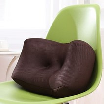 PGM^*^몰리빙듀오 허리지킴이 등쿠션 브라운 심플등베개 등받침 의자등받이 등베개 보조 편한등^*췤pgm, a*^*옵션없슴