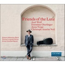 [CD] Axel Wolf 바흐 / 바이스 / 바론: 류트의 친구들 (J.S.Bach / Leopold Weiss / Gottlieb Baron: Frien..., Oehms Classics, Axel Wolf / Dorothee Oberli..., CD