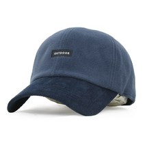 베이직엠 남성 겨울 방한 귀마개 등산모자 챙골덴 후리스 Outdoor
