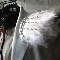 뺏지 굿즈 Boutonniere 클립 칼라 브로치 핀 웨딩 정장 연회 깃털 꽃 파티 바 쥬얼리 어깨 배지, 04 M11