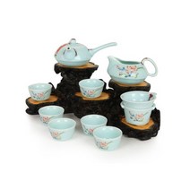 박씨상방 경덕진 진사 연화문 다기세트 1-4