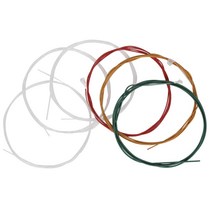 기타조율기 기타튜닝기 튜닝기 6Pcs 기타 문자열 클래식 컬러 나일론 부품 악기 교체 액세서리