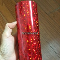 DIY 전송 핫 스탬핑 용지 셀링 포일 160mm x 120M 깨진 안경 레드 열 호일 필름