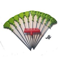 버섯 배지 침봉기 세트, 10구, 38cm초록, 1개