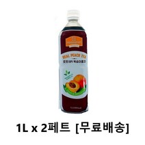 사랑주는쇼핑몰 파낙스 로쏘189 복숭아홍차 1L x 2페트 (9배희석용), 2병, 1000ml