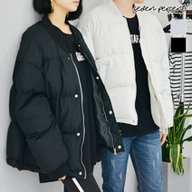 세븐퍼센트 남녀공용 패딩점퍼_덕다운 시보리 웰론 숏패딩 점퍼