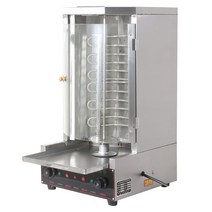 전기 바비큐 통닭 구이 기계 머신 훈제 식당 주방용, 광파 단일 제어 바베큐 기계 2400w