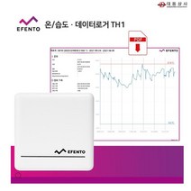 대동상사 에펜토 데이터로거 온습도센서 TH1 -35~70℃ 99%RH 블루투스 무선 온습도관리