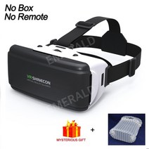 VR 가상 현실 3D 안경 상자 스테레오 VR 헤드셋 스마트 안경 헬멧 IOS 안 드 로이드 스마트 폰 무선 컨트롤러, FREE, A 옵션1 (상자 없음)