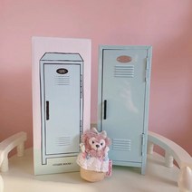 미니 락커 락커룸 틱톡 인스타 미니어처 꾸미기 화장품 정리대 화장품 정리 캐비닛 캐비넷, 민트 그린 10x10x27.7
