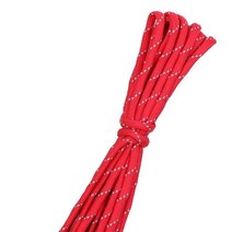 캠핑 반사 Paracord 550 코드 4mm 텐트 로프 7 가닥 낙하산 라인 캐노피 끈 캠핑 하이킹 생존, 05 Red_01 10M