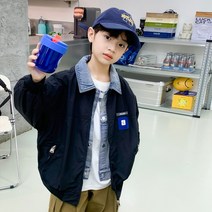 도오빠 보닝케니 주니어 점퍼 윈드브레이커 바람막이 청 데님 자켓