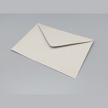 밝은 회색 180x120 따뜻한 웜그레이 고급 밍크지 연하장 셀프 청첩장 캘리그라피 초대장 COLOR 종이봉투, 50매, 01 백회색