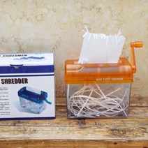 종이분쇄기 사무실 학교 가정용 문서세단기a6 paper shredder mini multifunctional manual bill office 문서 shredder 폐지 스트립, 또는