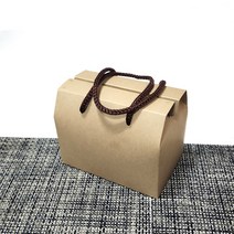 선물상자 쿠키상자 마카롱 머핀 포장상자, 00. 끈상자(크라프트) 중, 1개