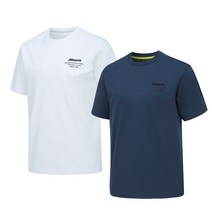 미즈노 레터링 박스핏 반팔 티셔츠 32YA1142