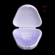 치과 교정 장치 트레이너 치아 리테이너 실리콘 정렬 교정기 치아 트레이 미백 교정기, 스테이지 1