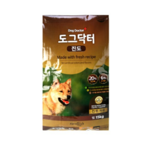 팜스코 1년 이상 도그닥터진도 강아지 사료, 곡물, 20kg