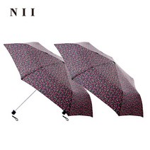 NII 4단 체리미니 우산 1+1