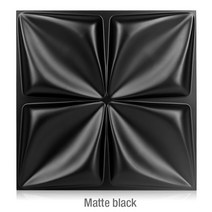 롱브릭타일 접착식파벽돌 파벽돌 30x30cm 하우스 리노베이션 장식 3D 벽 패널 비 자기 접착 3d 스티커 스톤, 03 Matte black
