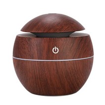불멍 가습기 무드등 초음파 용암 물멍 가정용 XIAOMI-휴대용 초음파 USB 전기 가습기 아로마 디퓨저 우드, 04 Deep Wood grain