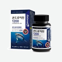 철갑 상어 연골 고함량 콘드로이친 1200 효능 갱년기 관절 영양제 콘트로이친