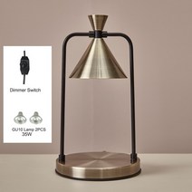 침대 테이블 LED 무드등양키캔들워머 인테리어 독서등, Christmas Gold_US Plug 110V