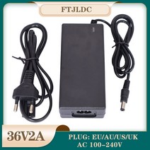 전동킥보드충전기 36v 2a 배터리 충전기 출력 42v 2a 충전기 입력 100-240, 1개