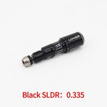 샤프트연장봉 드라이버샤프트 샤프트연장 335 350 taylormade sldr rh 드라이버 페어웨이 우드 클럽 액세서리 케이스용 골프 샤프트 슬리브 어댑터 어댑터 커넥터, Black 0.335