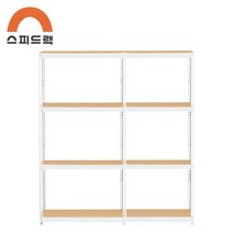 스피드랙 조립식 창고 대형 앵글 철제선반 1700 x 400 x 2100 4단, A형 1100+600, 화이트