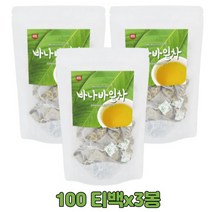 바나바차수제볶은 바나잎 바나바나잎차 카페인없는 차 심신안정 물대신 바나바잎티백차 바나바잎차 베트남차 물대신마시는차, 3개, 100g