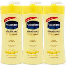바세린 인텐시브케어 드라이스킨 리페어 로션 3개 450ml