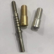 풀 큐 조인트 핀 및 인서트 VP2 당구 스틱 교체 스크류 센터 당구대 부품 당구채, Cupronickel Insert, 10 PCS, Cupronickel Insert