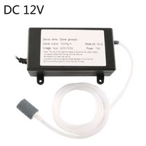 1000mg 오존 발생기 물 공기 살균 정수기 클리너 처리, DC 12V