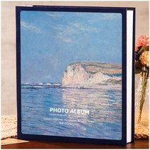 웨딩앨범 포토앨범 세계적으로 유명한 그림 크리스탈 커버 5 인치 삽입 800 대용량 결혼식 가족 사진 메모리 저장 스크랩북, B 5inch