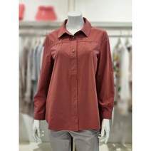 크로커다일레이디 기본카라 깔끔한단색 블라우스 CLBFBL108
