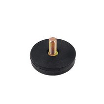 높이 조절발 PVC 8mm 볼트 넓은 고무발 레벨링풋, 단품