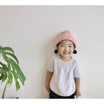 [코바늘DIY] 데일리 심플 비니모자 DIY 대바늘 입문용 초보용(동영상포함), 01 바닐라