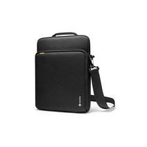 tomtoc PC 케이스 16인치 MacBook Pro 2021 2019 M1 Pro/Max A2485 A2141 대응 내충격 노트북 숄더백 발수 가공 Cordura 패브릭 PC 주변 소품 수납 손잡이 부착 블랙