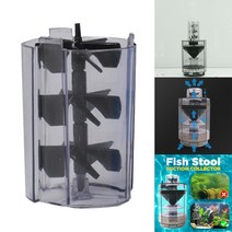 집똥기 Three Impeller Spiral Fan Increase Oxygen for Fish Stool Suction Collector Tank Filter Waste Rem