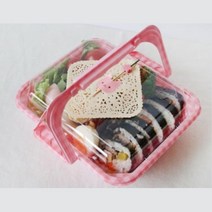 피크닉준비물 김밥도시락 1회용기 2개 일회용도시락통, 상세페이지참조