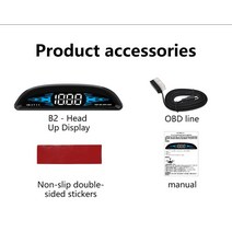 G3 B2 HUD GPS 자동차 헤드 업 디스플레이 디지털 속도계 알람 미터 모든 대한 전자 액세서리, G2 GPS Model
