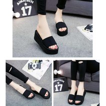 5cm 통굽슬리퍼 여성슬리퍼 여자 슬리퍼 발편한 슬리퍼 회사슬리퍼 사무용슬리퍼 사무실용슬리퍼 편안한 굽있는 발이편한 여성 직장